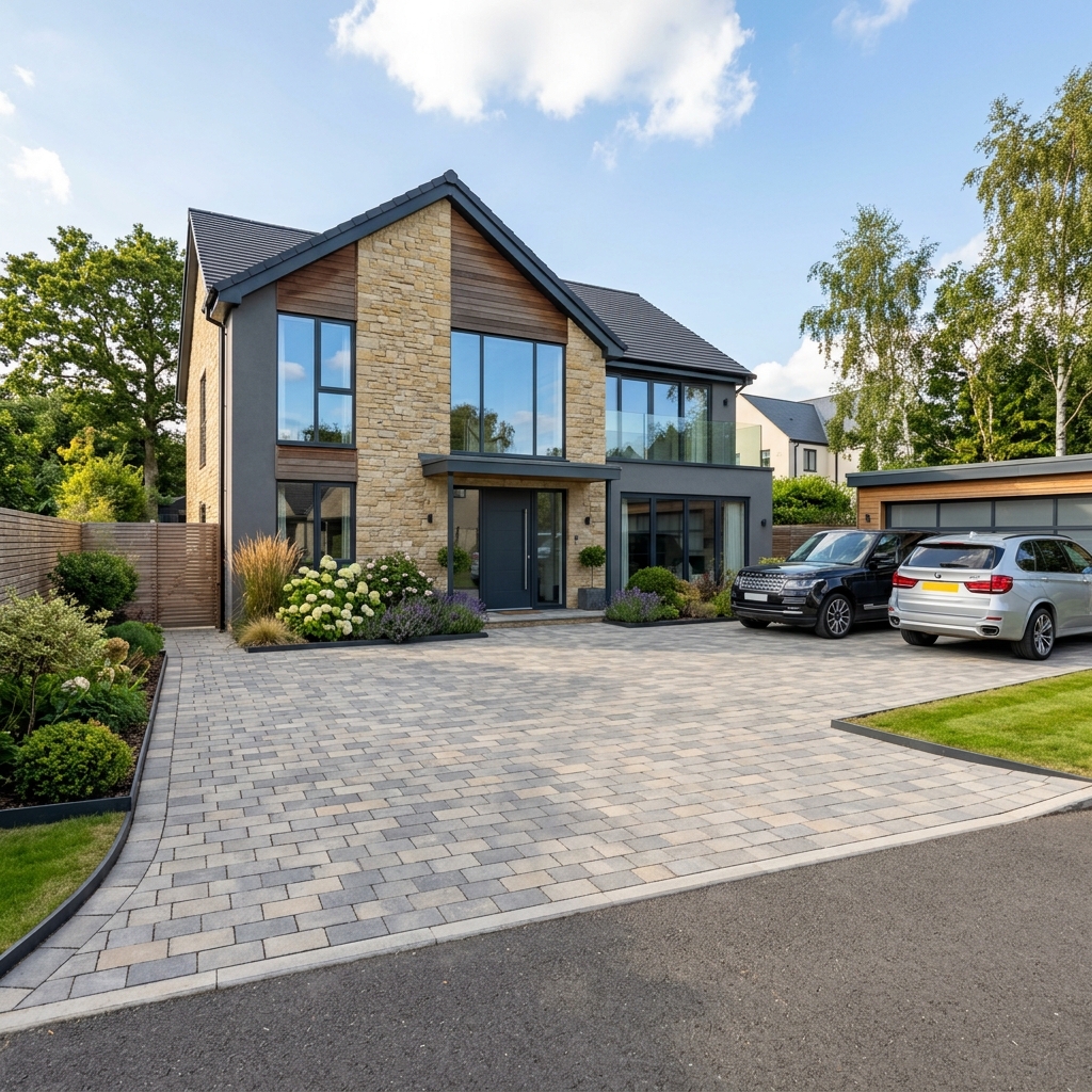 Premium driveway construction